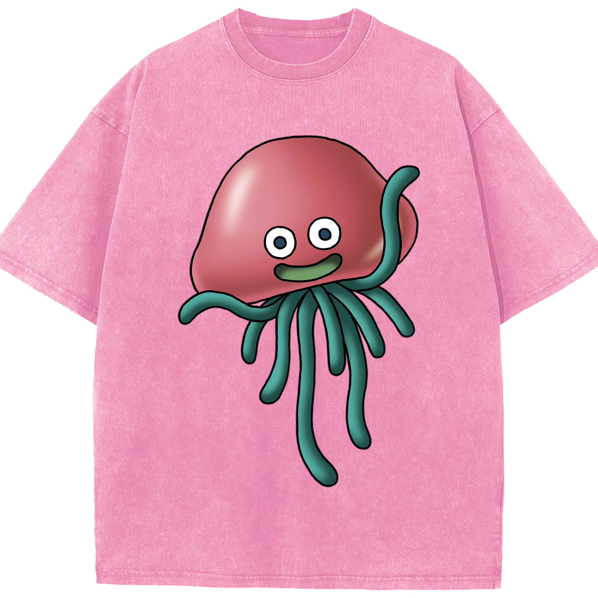 （画像用） ドラゴンクエスト Doragon Kuesuto Dragon Quest 綿100% ヴィンテージ風 半袖Tシャツ（フロントプリント）
